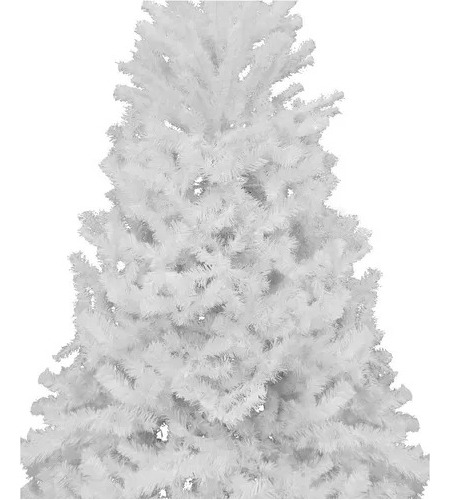 Árbol De Navidad Pino Frondoso Monte Rey Blanco 2.00 Mt