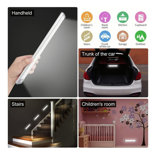 Lámparas Sensor De Movimiento Regulable Luz Usb 24 Focos Led