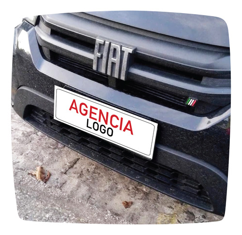 30 Patentes Personalizadas Pvc, Agencia Automotor Blanco