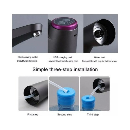 Canilla Con Bomba De Agua Usb Casa Rodante Trailer Lancha