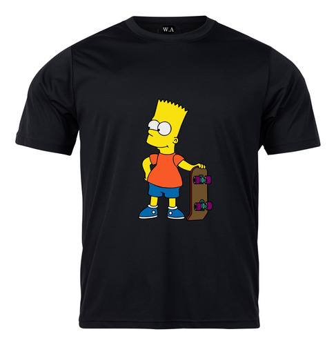 Camisa Camiseta Bart Skatista Skate Simpson Otima Qualidade