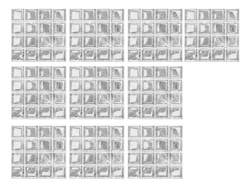 Pegatinas De Pared Autoadhesivas 3d Con Azulejos De Cristal
