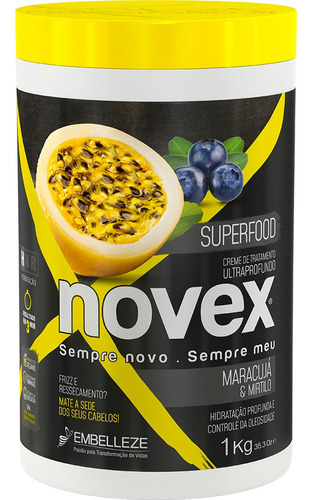  Creme de tratamento Novex Superfood 1kg