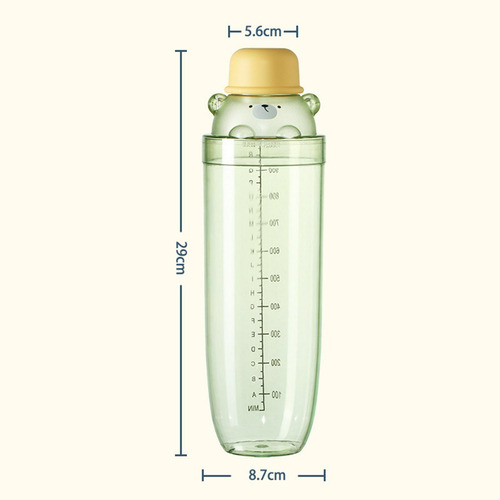 Pc Body Shaker Shaker Para Bebidas Regalos De 100ml Verde