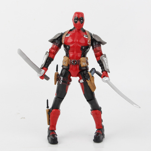 Deadpool Articulado Con Wolverine Juguete De Muñeca Móvil