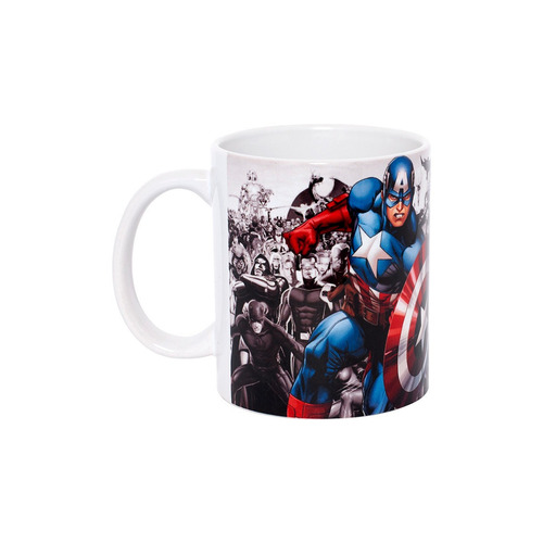 Imagem 2 de 10 de Caneca Personalizada 325 Ml Capitão América 12x S/ Juros