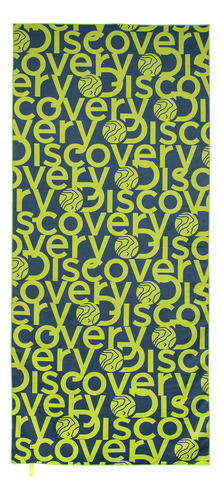 Toalla Microfibra Grande Verde - Gris Discovery (90 X 200)