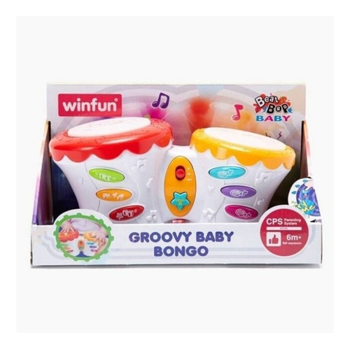 Groovy Baby Bongo Musical Con Luz - Juguete P/ Bebés Winfun