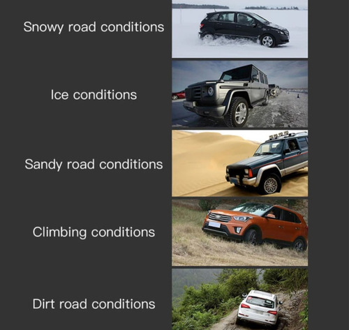 X6 Cadena De Nieve Antideslizante Fácil Montaje