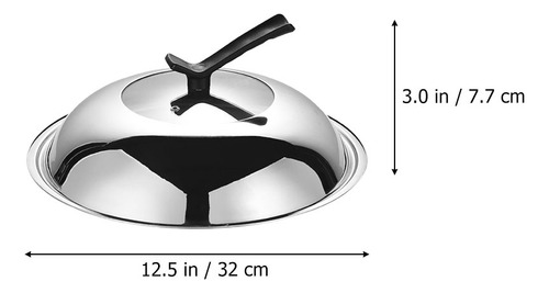 Sartén Visible Con Tapa De Acero Inoxidable, Olla Con Tapa C
