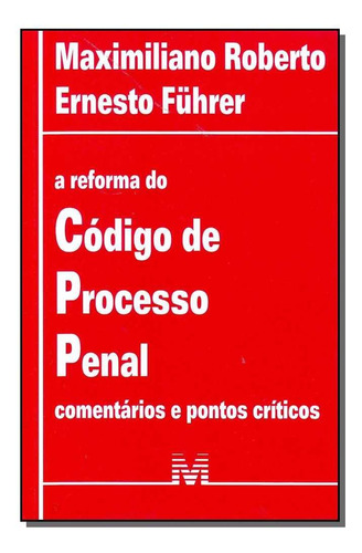 Livro Reforma Do Código De Processo Penal, A