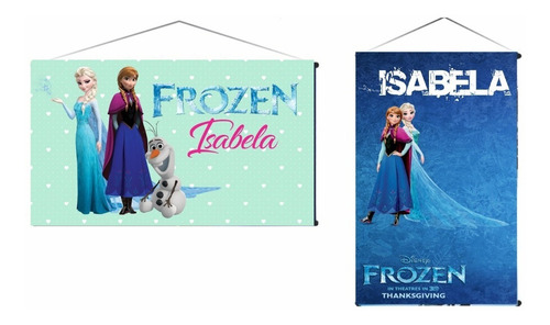 Frozen, Niños, Fiesta, Cumpleaños Pendón