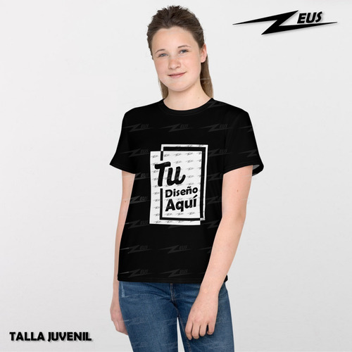 Playera Talla Juvenil Personalizable