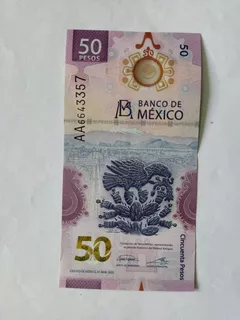 Billete 50 Pesos De Colección Conmemorativo Ajolote (méxico)