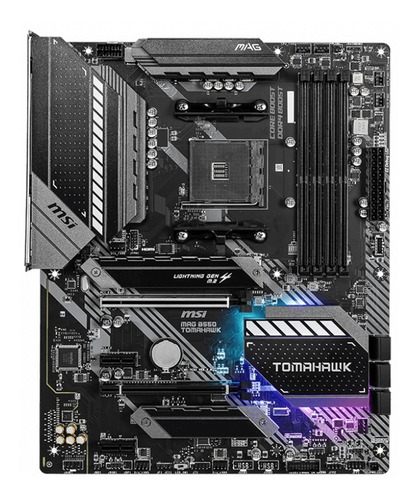 Imagen 3 de 10 de Motherboard Msi Mag B550 Tomahawk Am4 Ddr4 3ra 5ta Gen P