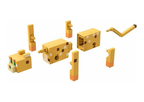 Ocelot Fusion Figures Minecraft Mattel Nueva Y Original