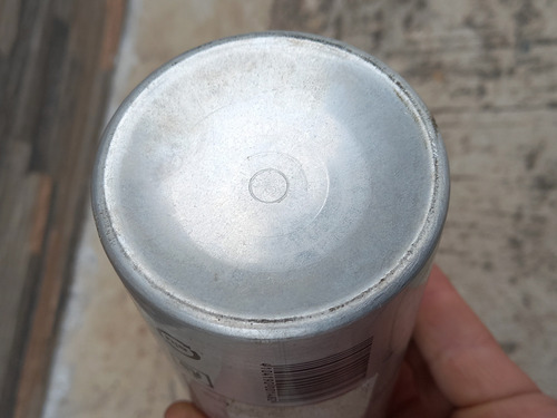 A-antigua Botella De Cerveza En Aluminio C/tapon Ceramico (Usado)