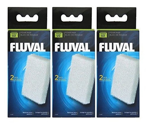 Fluval Underwater Filter Foam Pad Set Of 3 Compatible Model: