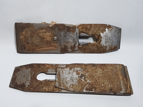 Imagen 2 de 8 de Antiguas Cuchillas Carpintería El Castor Cepillo Mag 58025