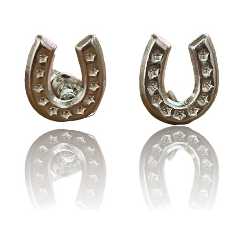 Broquel, Aretes De Herradura Plata Ley .925