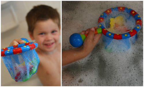 Imagen 7 de 10 de Juego De Agua Para La Bañera Bebe Nuby Red Para Pescar