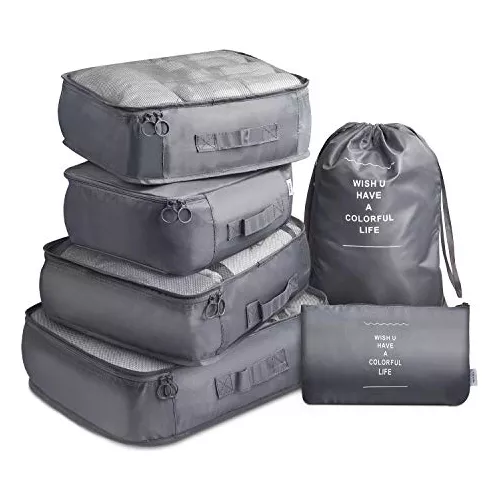 Organizador de equipaje de viaje, cubos de embalaje, bolsa organizadora de  equipaje, bolsa de viaje para embalaje, cubo de equipaje, bolsa de maleta