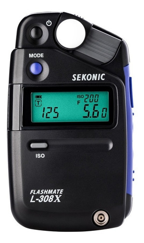 Imagen 1 de 10 de Fotometro Sekonic Flashimetro Luxometro L-308x P/ Flash Cine