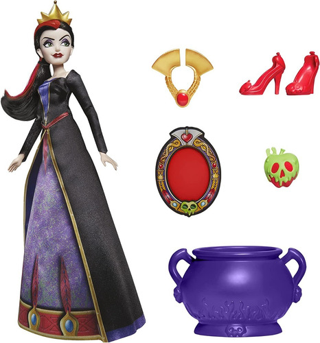 Muñeca Reina Malvada Blancanieves Disney Villains+accesorios