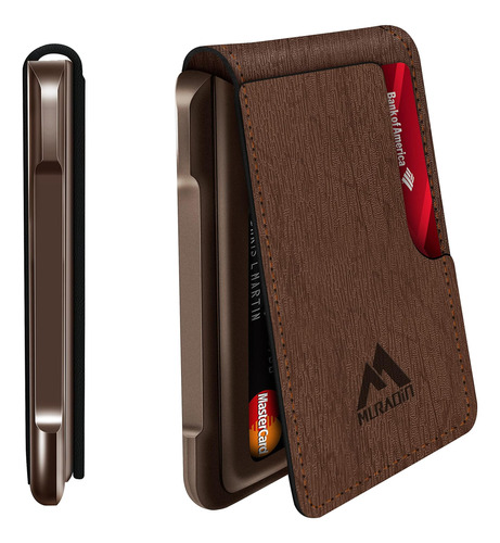 Billetera De Hombre Táctica Plegable Muradin Arbol Marron