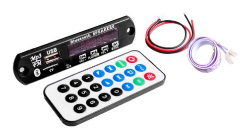 Placa Amplificador 2.0 200w + Decodificador Bluetooth Caixa