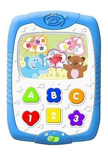 Imagen 3 de 3 de Tablet Infantil Numeros Y Letras Musical Luz