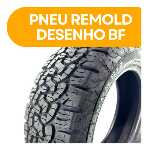 2x Pneu 195 65 15 Remold Modelo Bf Goodrich Com Inmetro