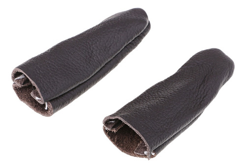 10 Piezas Dedal Dedo Dedo De Cuero Protector Dedo Dedo