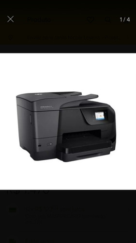 Multifuncional Hp Officejet Pro 8710 Desbloqueada+kitbulkink
