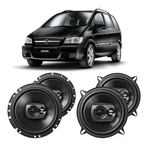 Alto Falante Gm Zafira 2005 A 2012 Pioneer 200w Rms Kit