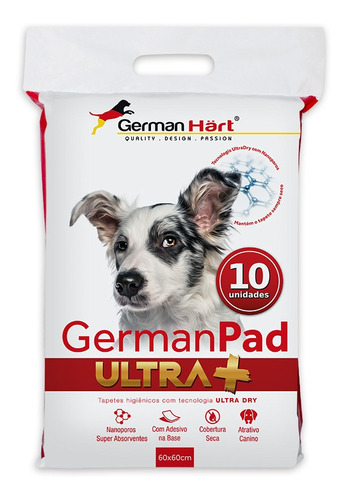 Tapete Higiênico Germanpad Ultra+ 10 Unidades