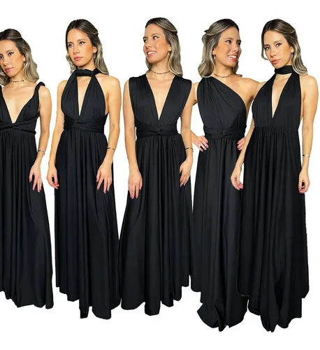 Vestido Festa Longo Casamento Multiuso 8 Em 1 Lindoooo