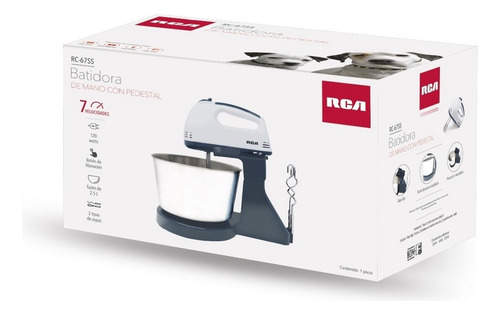 Rca Batidora De Pedestal 2 En 1 Rc-67ss Gris 60 Hz