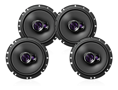 Alto Falante Pioneer Ts-1760br Triaxial 6x6 4 Peças 200w