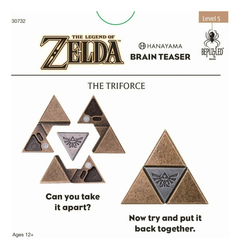 University Games Bepuzzled Legend Of Zelda Triforce Hanayama