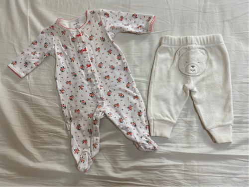 Conjunto Pack Lote De Bebé 3 Meses Pijama Y Pantalón Carters