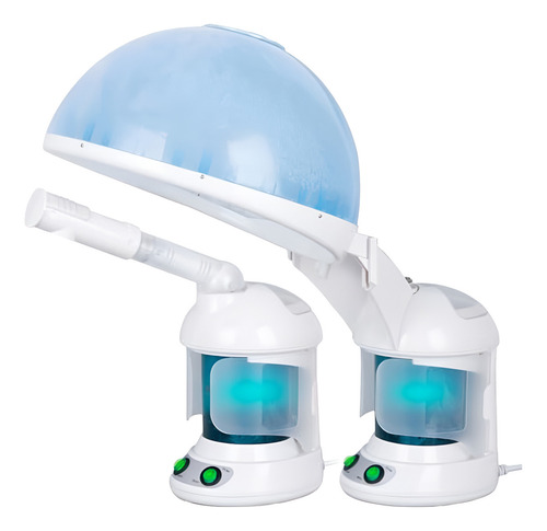 Vaporizador Facial E Capilar Com Touca Coifa Sauna Capilar Cor Azul 220v