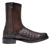 Comprar Botin De Vestir Hombre Franco Cuadra Oval Cocodrilo Choco