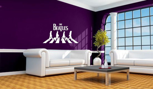 Vinilo Decorativo Musica The Beatles M2. 1.05mts