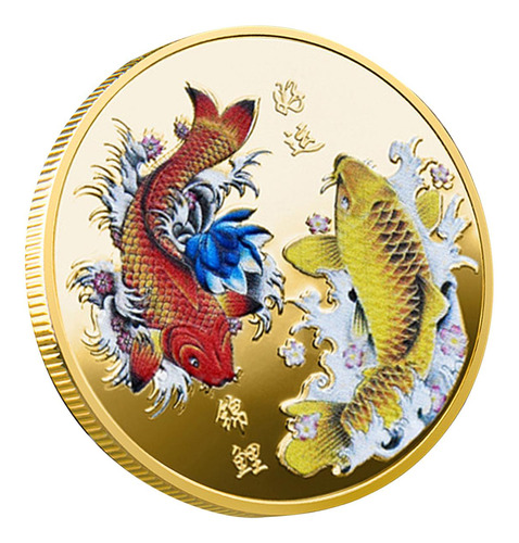 Moneda De La Koi China, Moneda Comercial, Artesanía, Moneda