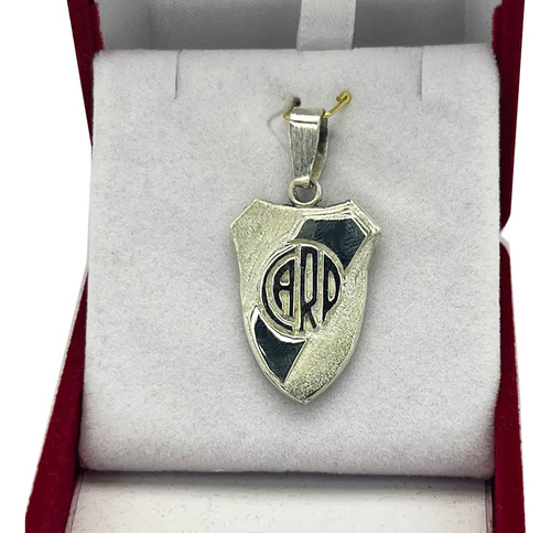 Dije River Plate Plata 925 Escudo Medalla Plata Grande