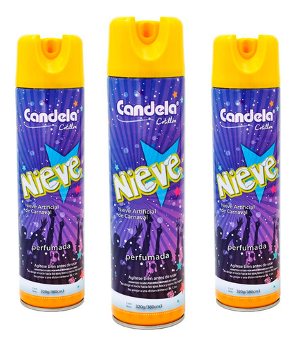 Nieve Espuma Carnaval Aerosol Perfumada 