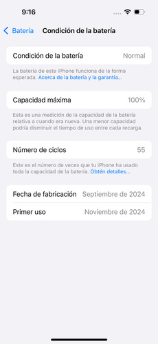 Apple Iphone 16. 100% De Pila. At&t. 128gb Color Blanco Blanco (Usado)