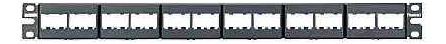 Panel De Parcheo Modular De 24 Puertos Panduit Cpp24wbly
