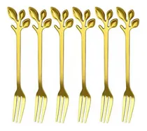 Comprar Set X12 Tenedores Para Picadas De Acero Decoración Comidas